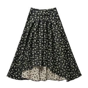 ZAIKAMOYA GRETCHEN SKIRT XS Girls Women Floral Hi Low Circle Skirt | MSRP $156
